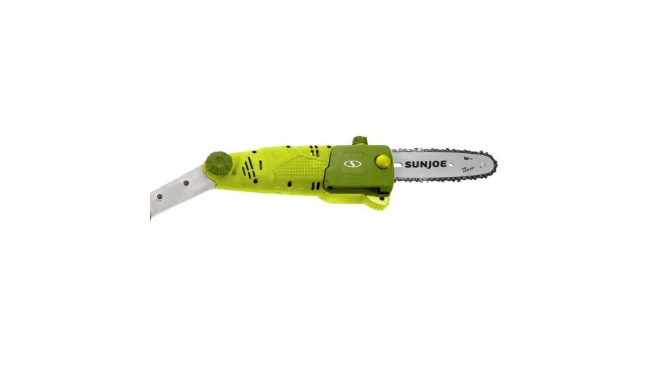 Sun Joe 8-Inch 6.5-Amp Electric Pole Chain Saw, Green SWJ802E