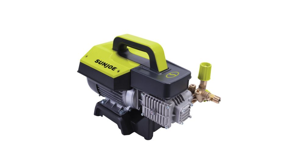 Sun Joe Cold Water Electric Direct Drive Crank Shaft Pressure Washer - 1300 PSI w/ Wall Mount, 2.15HP, 120V, Green SPX9004-PRO
