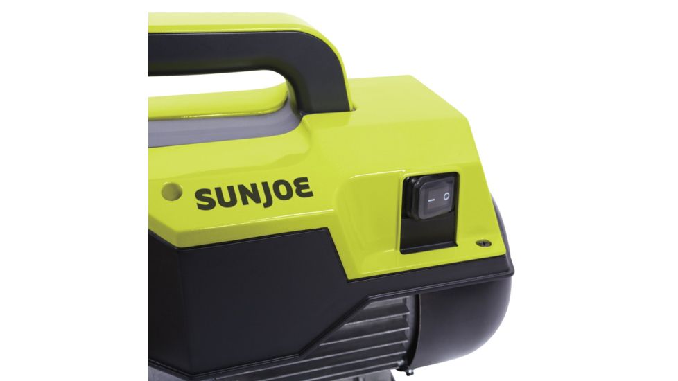 Sun Joe Cold Water Electric Direct Drive Crank Shaft Pressure Washer - 1300 PSI w/ Wall Mount, 2.15HP, 120V, Green SPX9004-PRO