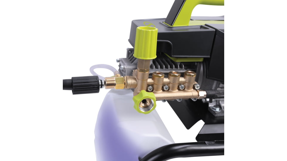 Sun Joe Cold Water Electric Direct Drive Crank Shaft Pressure Washer - 1800 PSI w/ Wall Mount, Roll Cage, 2.41HP, 120V, Green SPX9008-PRO