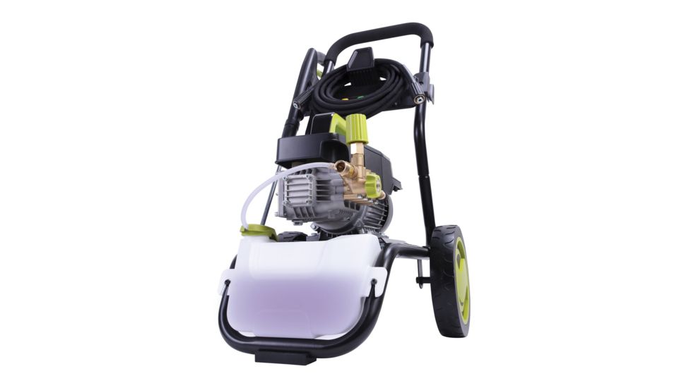 Sun Joe Cold Water Electric Direct Drive Crank Shaft Pressure Washer - 1800 PSI w/ Wall Mount, Roll Cage, 2.41HP, 120V, Green SPX9008-PRO