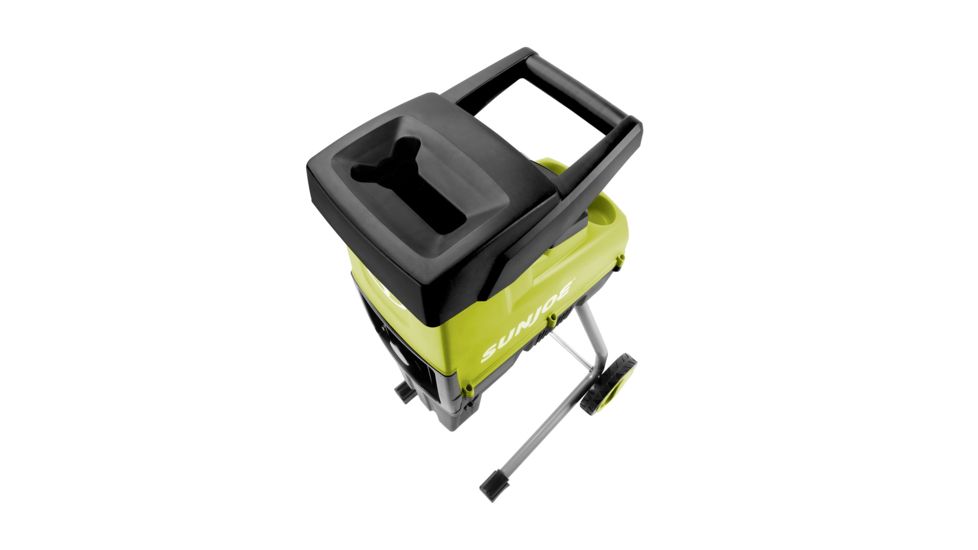 Sun Joe Cutting Diameter Electric Silent Wood Chipper/Shredder, 15-Amp, 1.6-Inch,, Green, Large CJ603E