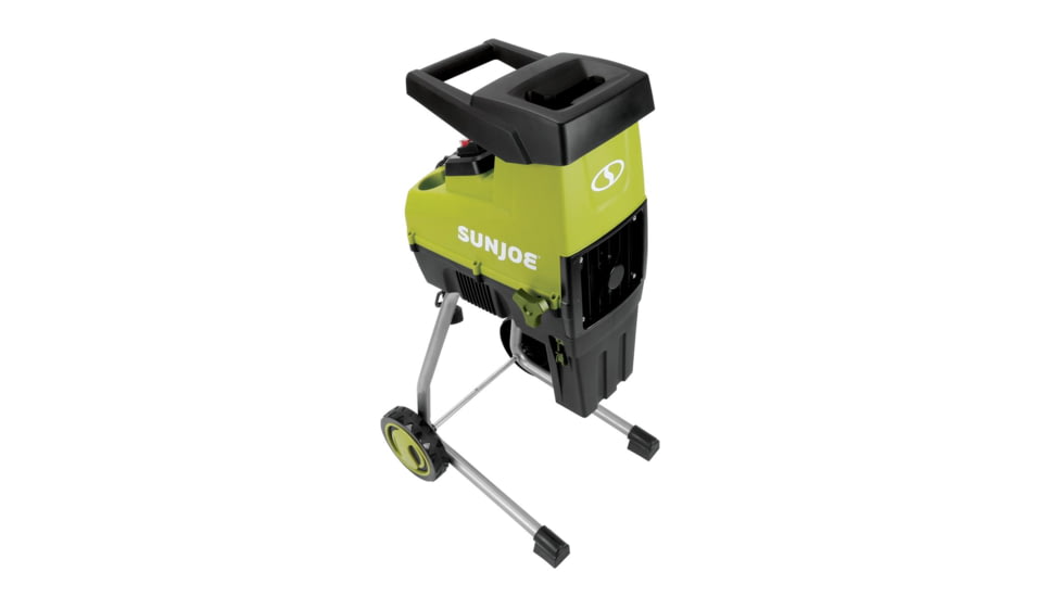 Sun Joe Cutting Diameter Electric Silent Wood Chipper/Shredder, 15-Amp, 1.6-Inch,, Green, Large, CJ603E
