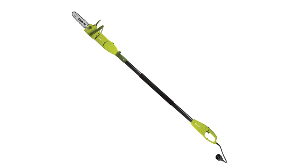 Sun Joe Electric Convertible Pole Chain Saw, 10 inch, 8.0 Amp, Green, Large, SWJ807E