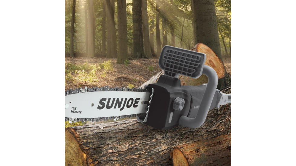Sun Joe Electric Convertible Pole Chain Saw - 10in - 8.0A, Black SWJ807E-BLK