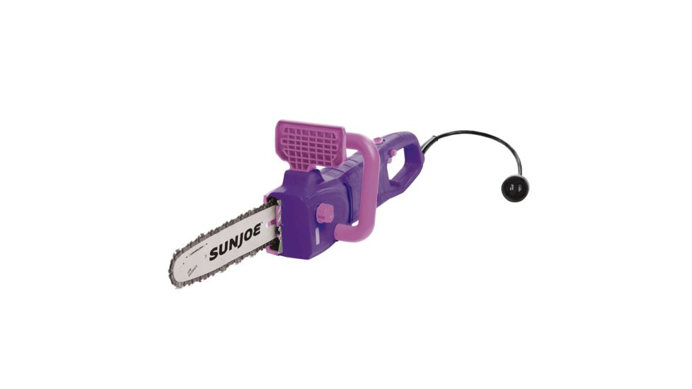 Sun Joe Electric Convertible Pole Chain Saw - 10in - 8.0A, Purple SWJ807E-PRP