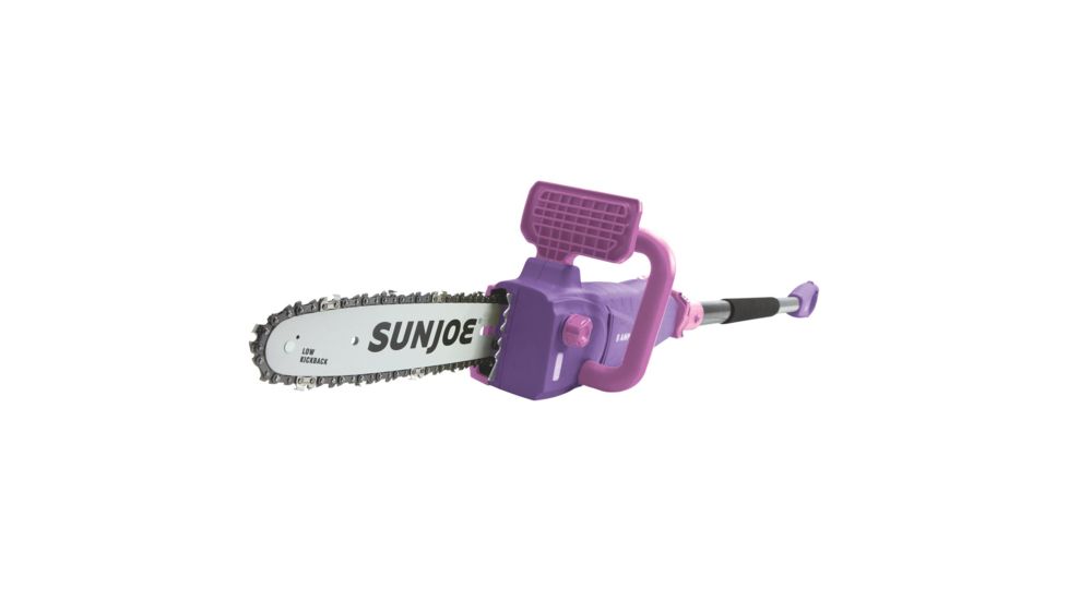 Sun Joe Electric Convertible Pole Chain Saw - 10in - 8.0A, Purple SWJ807E-PRP