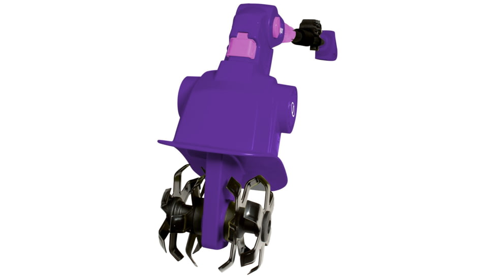 Sun Joe Electric Lawn Care System w/Grass, Pole Hedge Trimmer, and Garden Tiller, Purple GTS4000E-PRP