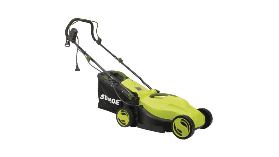 Sun Joe Electric Lawn Mower - 12A, 13in, Green MJ400E