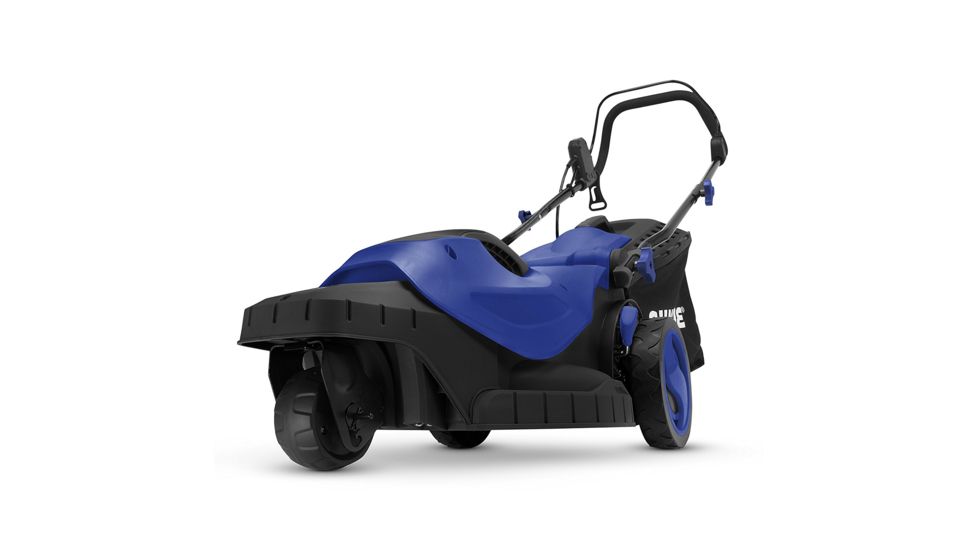 Sun Joe Electric Lawn Mower, 3-Wheels16 Inch12 Amp, 360 Degrees Turn Radius, Blue, Large, MJ404E-360-SJB
