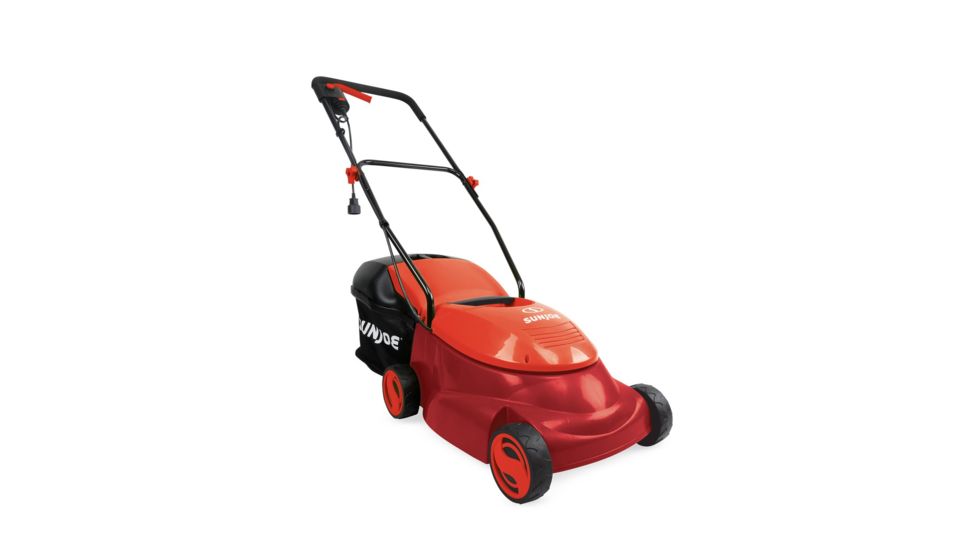 Sun Joe Electric Lawn Mower w/ Side Discharge Chute - 13A, 14in, Red MJ401E-PRO-RED
