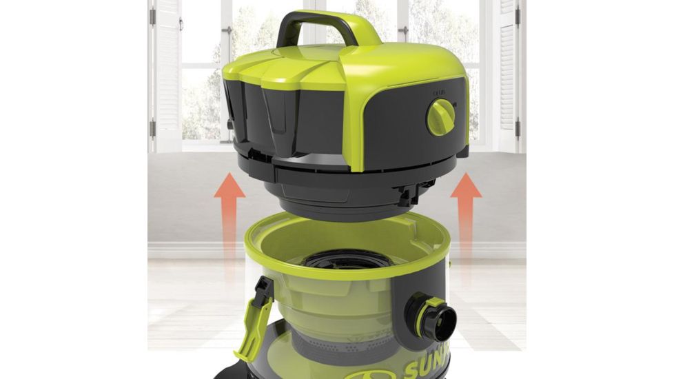 Sun Joe Industrial Motor Wet/Dry Vac w/ Semi Transparent Tank - 4HP, 6.6Gal., Green SWD6600