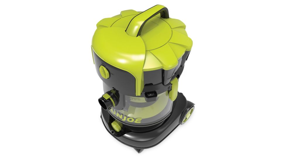 Sun Joe Industrial Motor Wet/Dry Vac w/ Semi Transparent Tank - 4HP, 6.6Gal., Green SWD6600