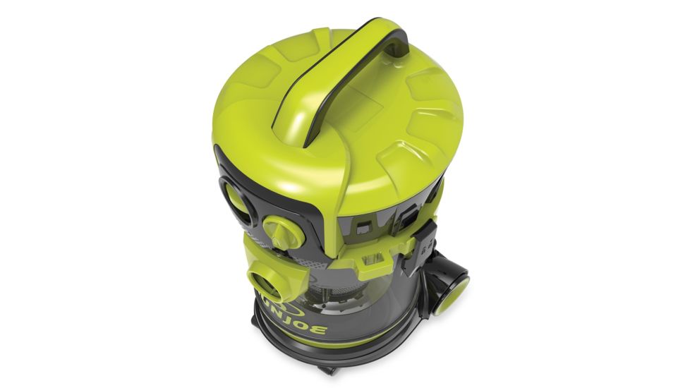 Sun Joe Industrial Motor Wheeled Wet/Dry Vacuum w/ Semi Transparent Tank - 3.5HP, 4Gal., Green SWD4000