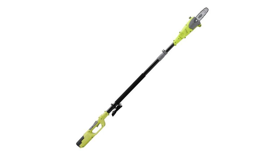 Sun Joe iON 40-Volt Cordless 8-Inch Pole Chain Saw, Green ION8PS2-LT