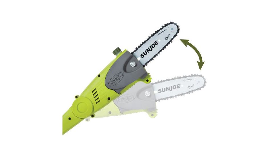 Sun Joe iON 40-Volt Cordless 8-Inch Pole Chain Saw, Green ION8PS2-LT
