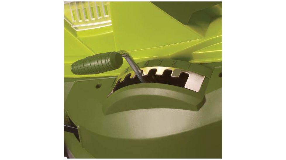 Sun Joe iON 40-Volt Hybrid Cordless / Electric 16-Inch Lawn Mower, Green ION16LM-HYB