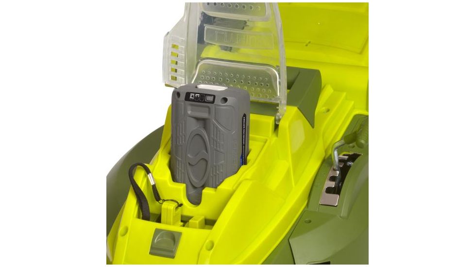 Sun Joe iON 40-Volt Hybrid Cordless / Electric 16-Inch Lawn Mower, Green ION16LM-HYB