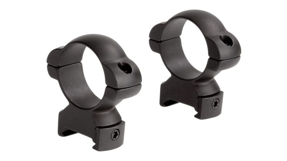 Sun Optics Sport Rings, 1 in Tube, High, Black, SM116