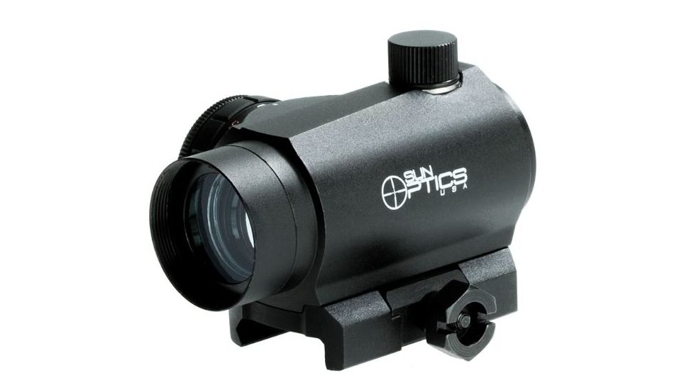 Sun Optics 65 MOA Circle/1 MOA Dot/Red/ Green, Matte Black CD14-RG65