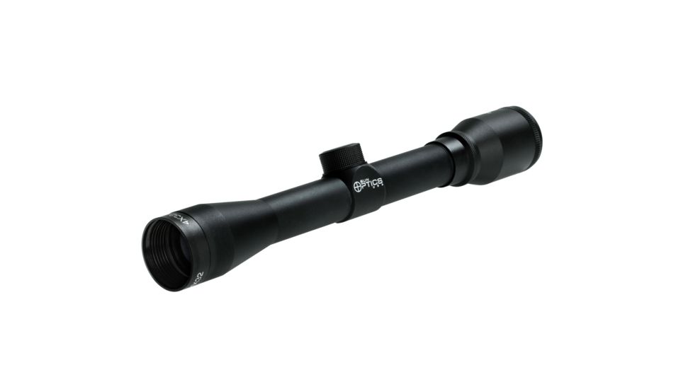 Sun Optics Hunter Plus Rifle Scope 4X32 Mono Tube/Finger Dial Adj. Blk. Matte, Duplex Reticle CSP4X32
