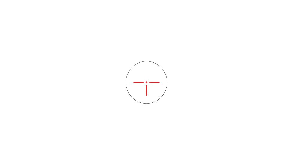 Sun Optics Red Micro Sight, T-Dot Reticle, Red/Green High Mount CD13-ES004T