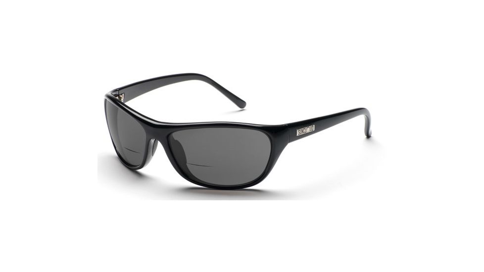Suncloud Honcho Sunglasses, Black Frame, Gray Polarized Reader Lens