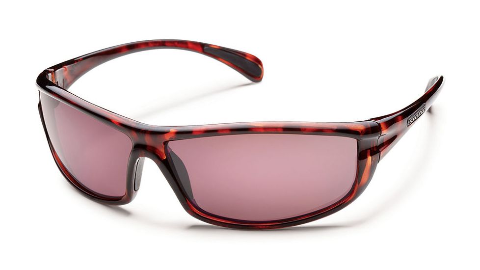 Suncloud King Sunglasses Tortoise Frame Rose Polarized Polycarbonate Lens S-KNPPRSTT