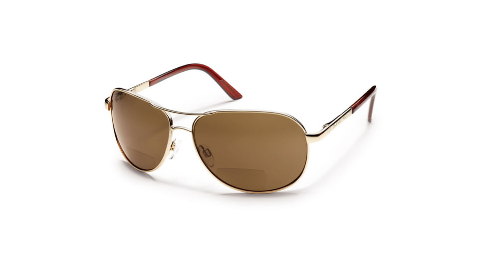 Suncloud Polarized Optics Aviator 2.0 (New) Sunglasses - Gold Frame, Brown Polarized Polycarbonate Lenses S-AVPPBRGD200