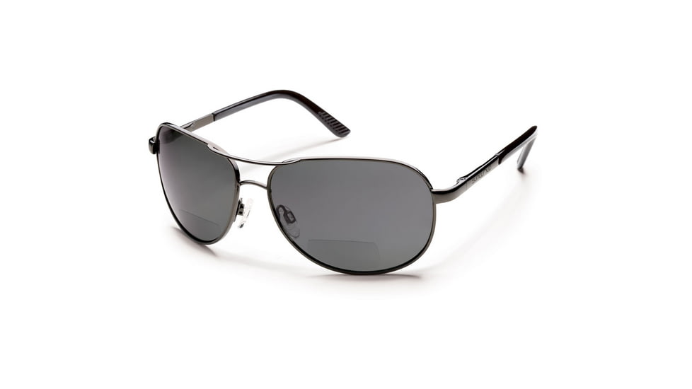 Suncloud Polarized Optics Aviator 2.5 (New) Sunglasses - Gunmetal Frame, Gray Polarized Polycarbonate Lenses S-AVPPGYGM250