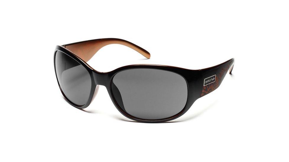 Suncloud Polarized Optics Carousel Sunglasses - Black Backpaint Laser Frame, Gray Polarized Polycarbonate Lenses S-CAPPGYBC