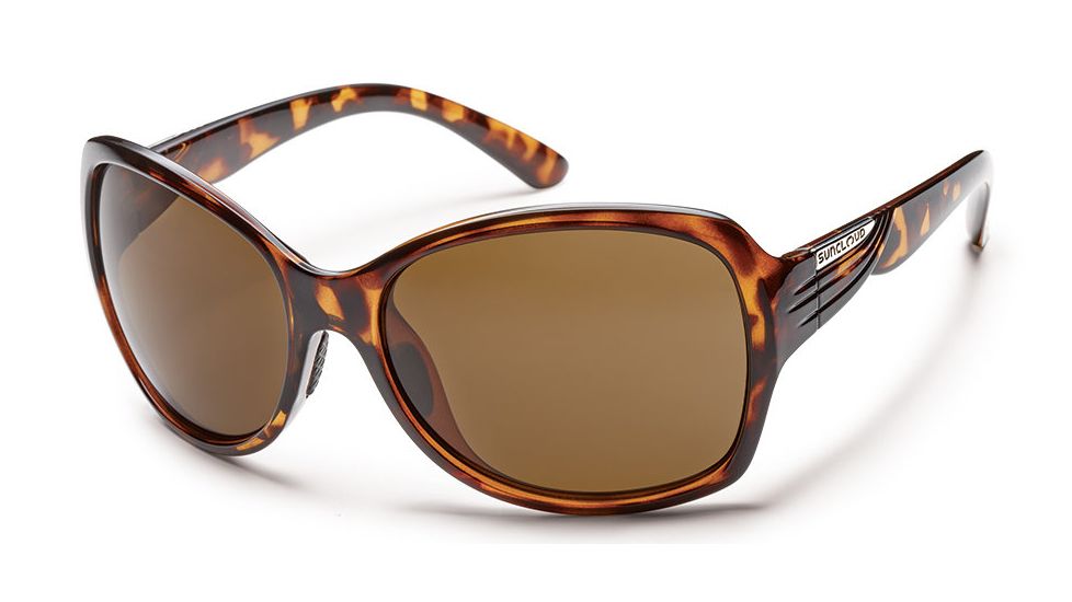 Suncloud Polarized Optics Cassandra Sunglasses - Tortoise Frame/Brown Polarized Polycarbonate Lens S-CRPPBRTT