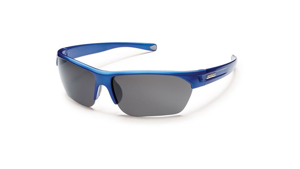 Suncloud Polarized Optics Detour (New) Sunglasses - Blue Frame, Gray Polarized Polycarbonate Lenses S-DTPPGYBL