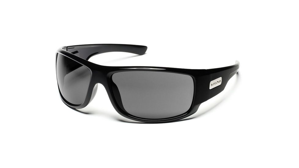 Suncloud Polarized Optics Impulse Sunglasses - Black Frame, Gray Polarized Polycarbonate Lenses S-IMPPGYBK