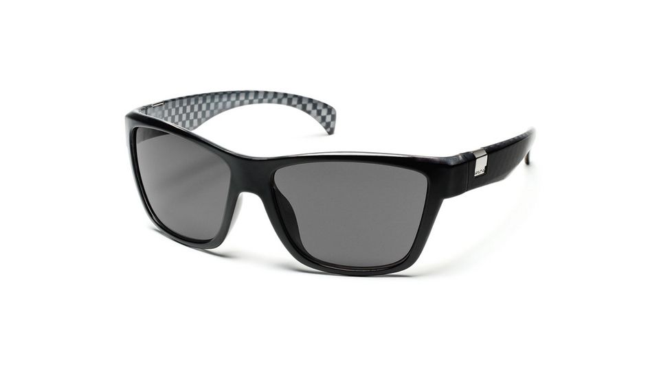 Suncloud Polarized Optics Speedtrap Sunglasses - Black Backpaint Frame, Gray Polarized Polycarbonate Lenses S-SPPPGYBK