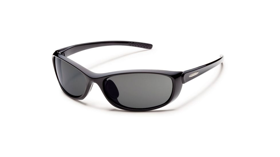 Suncloud Polarized Optics Wisp (New) Sunglasses - Black Frame, Gray Polarized Polycarbonate Lenses S-WSPPGYBK