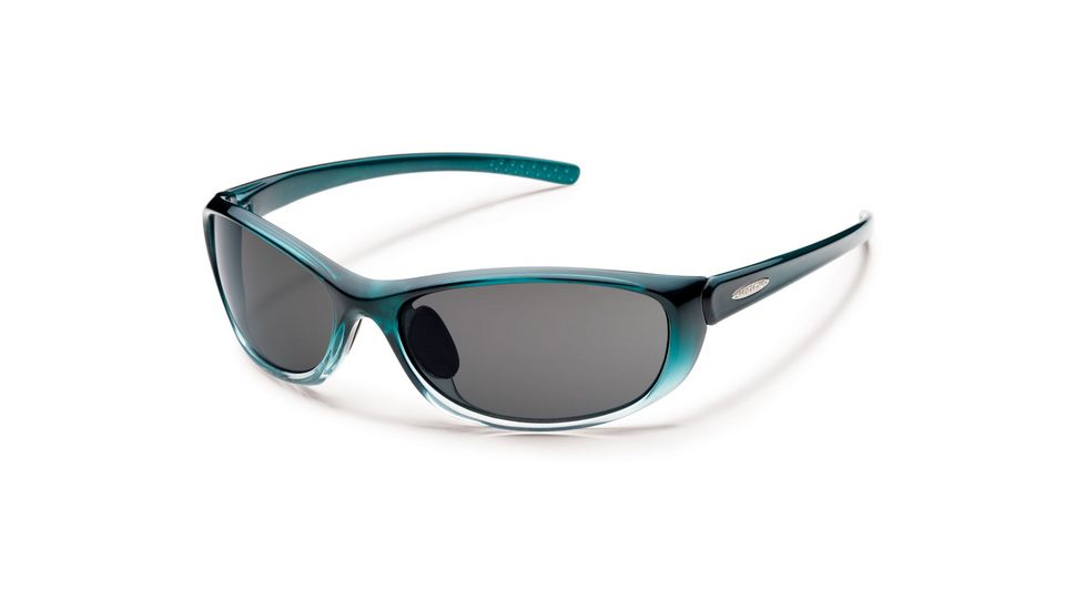 Suncloud Polarized Optics Wisp (New) Sunglasses - Teal Fade Frame, Gray Polarized Polycarbonate Lenses S-WSPPGYTF