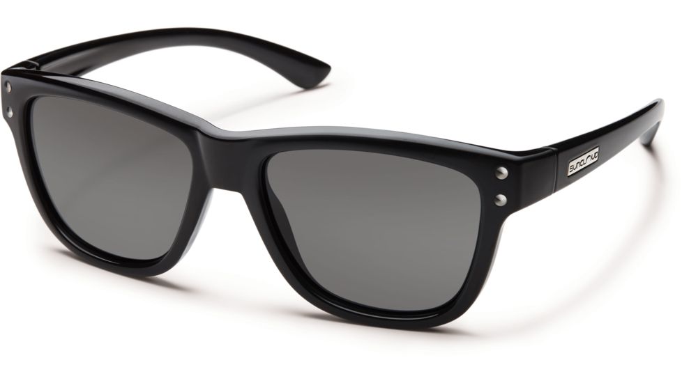 Suncloud Polarized Optics Carob Sunglasses Asian Fit-Black/Gray