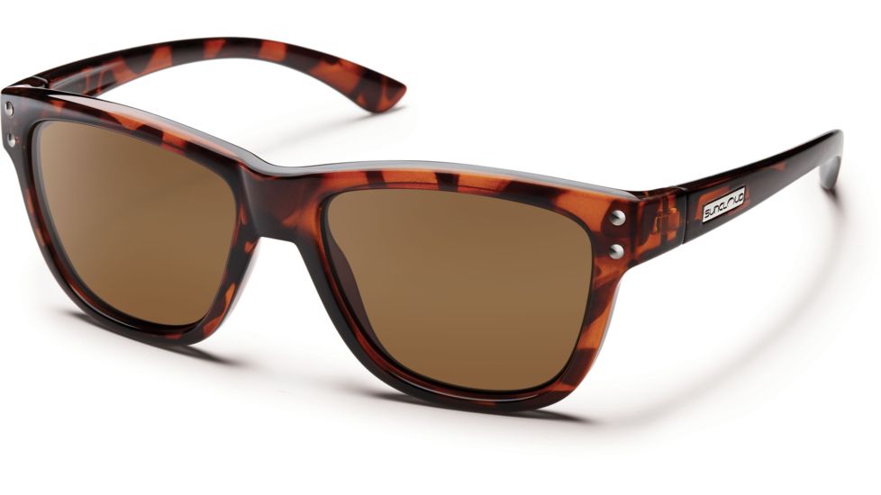 Suncloud Polarized Optics Carob Sunglasses Asian Fit-Tortoise/Brown