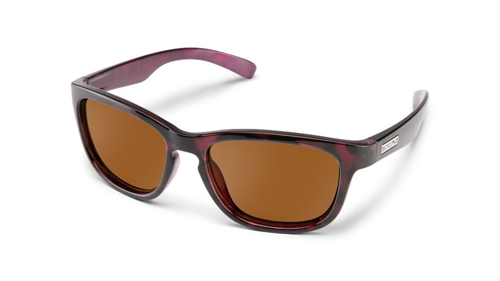Suncloud Polarized Optics Cinco, Color - Violet Havana, Lens Color - Polarized Brow, 2023305ZE55HB