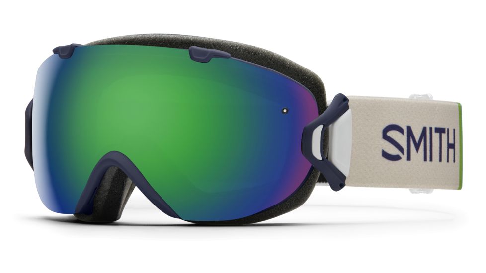 Suncloud Polarized Optics I/OS Goggle-Midnight Brighton-Green Sol-X Mirror
