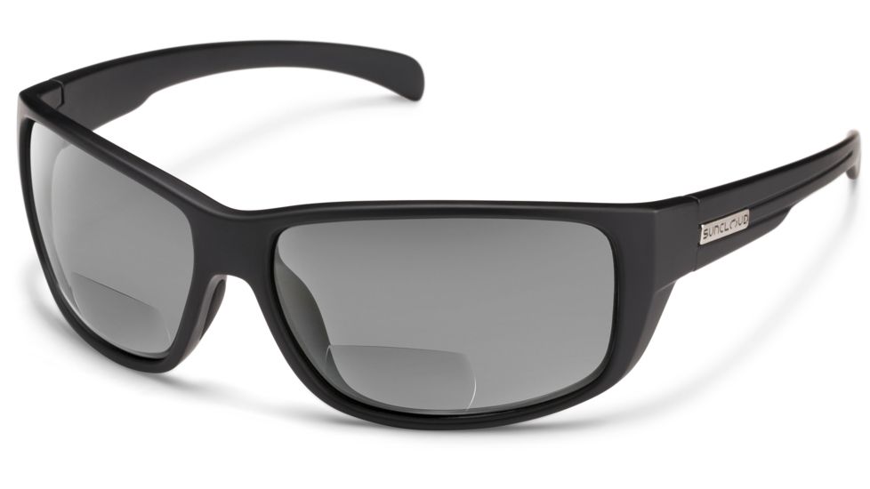 Suncloud Polarized Optics Milestone 2.00  Sunglasses, Matte Black S-MIPPGYMB200