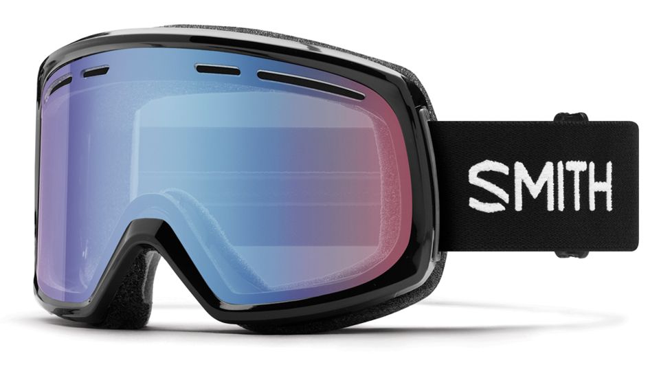 Suncloud Polarized Optics Range Goggles-Black-Blue Sensor Mirror