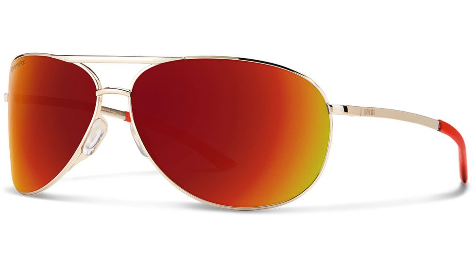 Suncloud Polarized Optics Serpico 2.0 Sunglasses - Men's-Gold-Sun Red Mirror