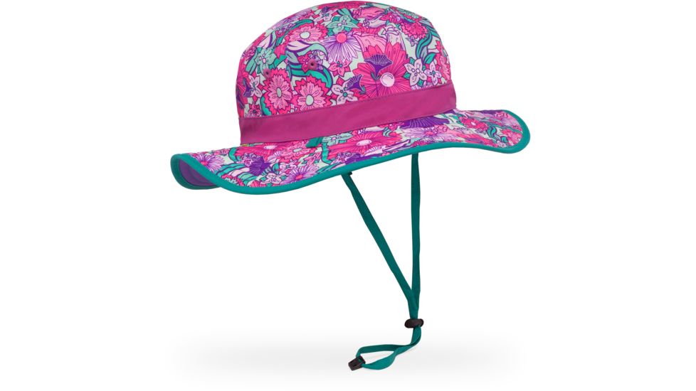 Sunday Afternoons Clear Creek Boonie - Kid's-Flower Garden/Grape-Medium