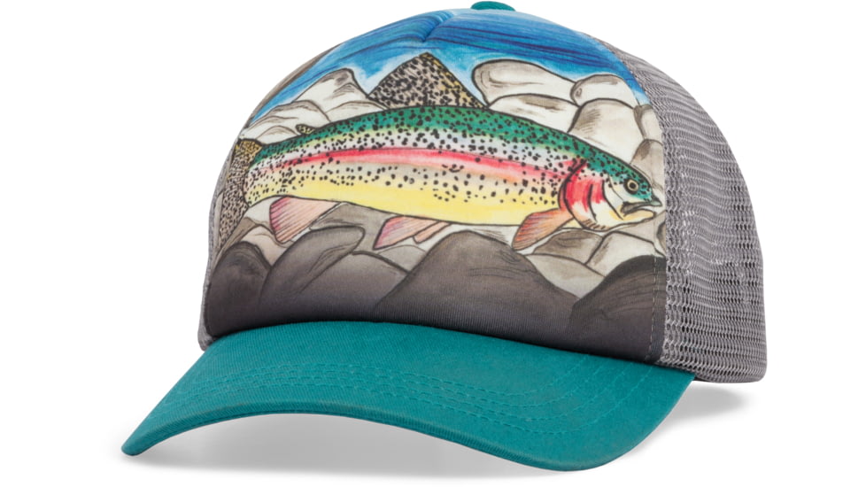 Sunday Afternoons Northwest Trucker Cap - Kid's-Rainbow Trout-One Size
