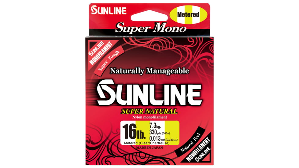 Sunline Super Natural Mono, Metered 330yd 16lb, 63760612