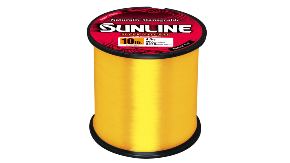 Sunline Super Natural Mono, Orange 660yd 10lb, 63760634