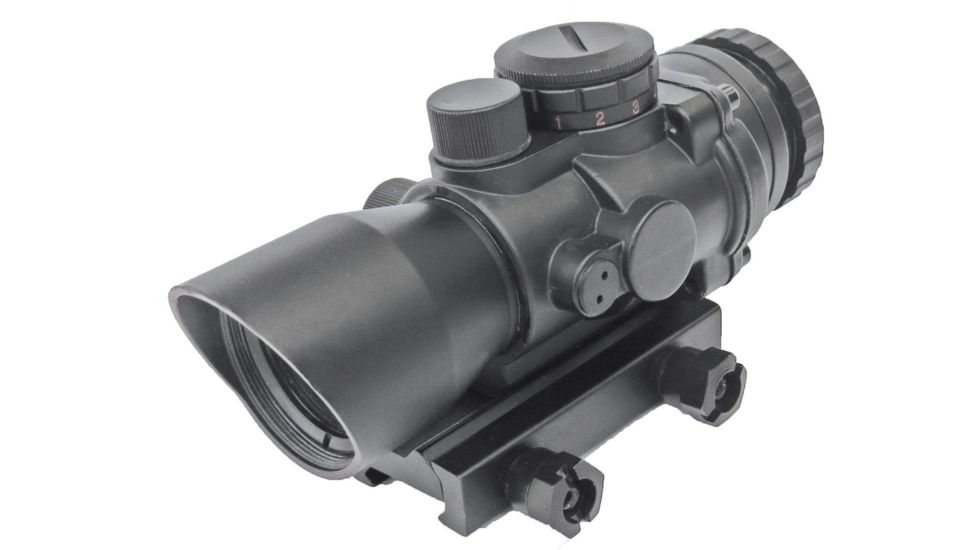Sun Optics 3X32 Prismatic IR Red Dot Sight With Tactical Red/Green Ret. PS30332IR