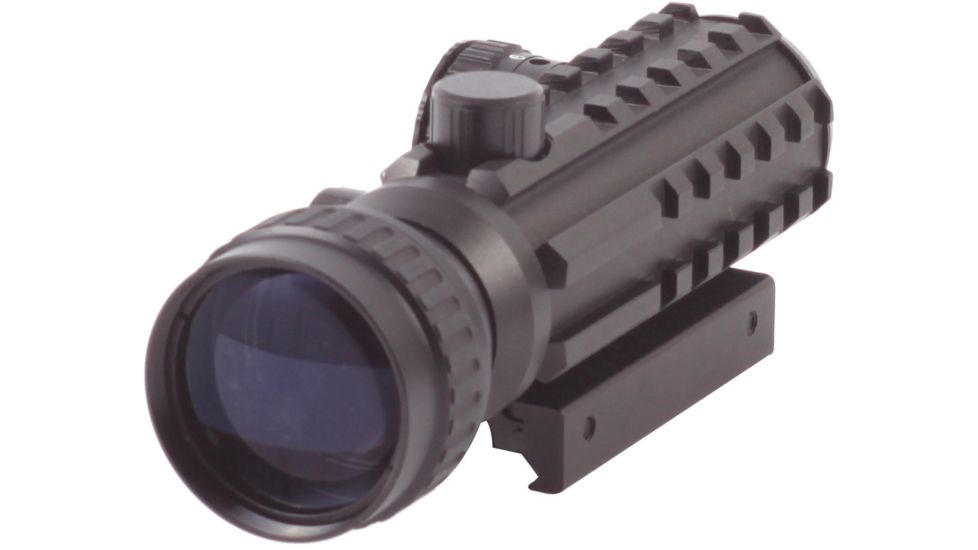 Sun Optics Red Dot Sight, 2 Moa  W/ 2X Booster/Picatinny Rails CD12-RM242